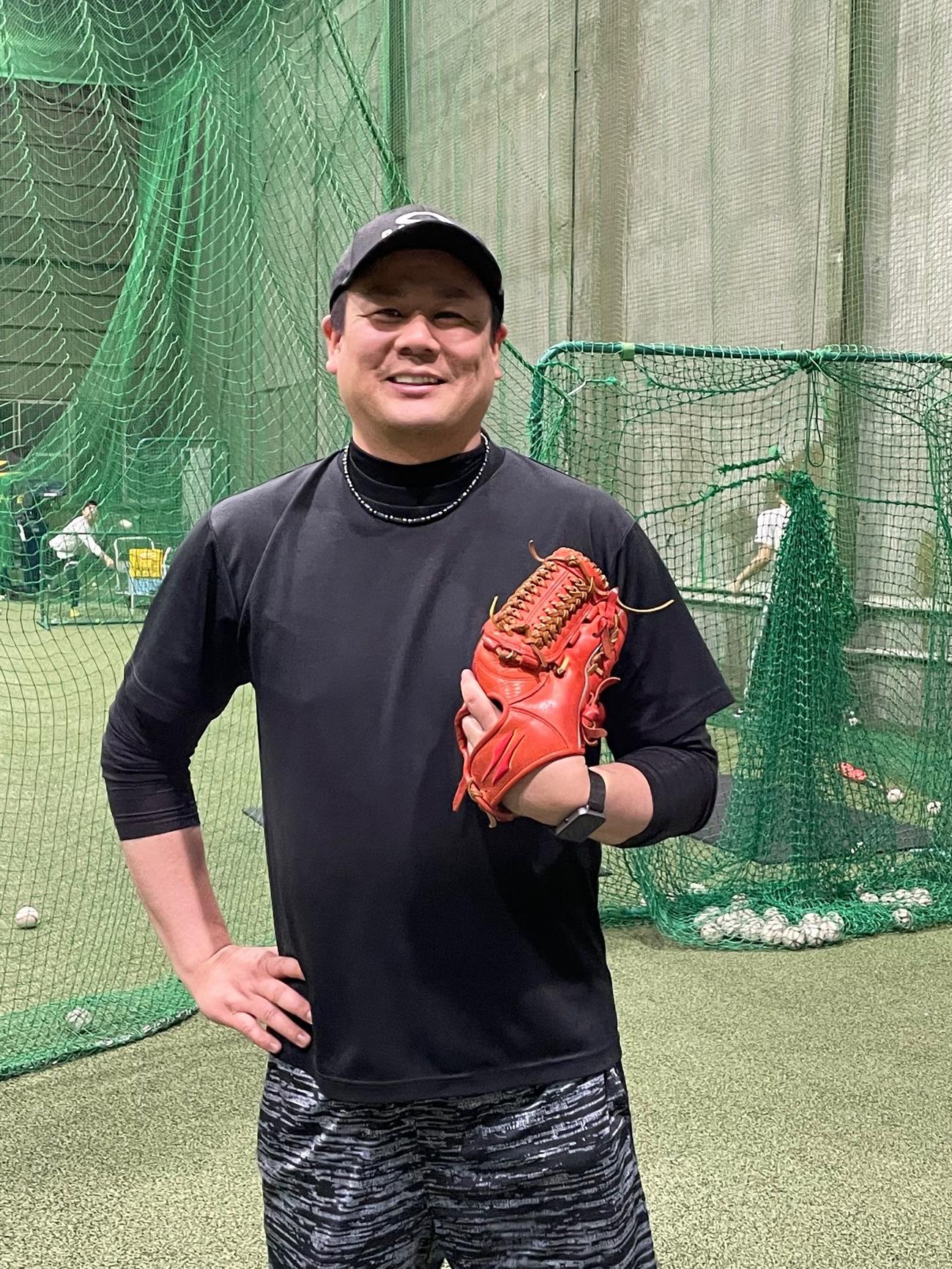 「上尾ベースボールアカデミー」の代表を務める増渕氏