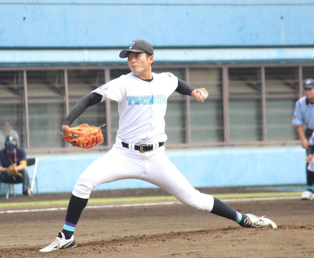 筑波大・佐藤隼輔（9月8日撮影・保坂恭子）