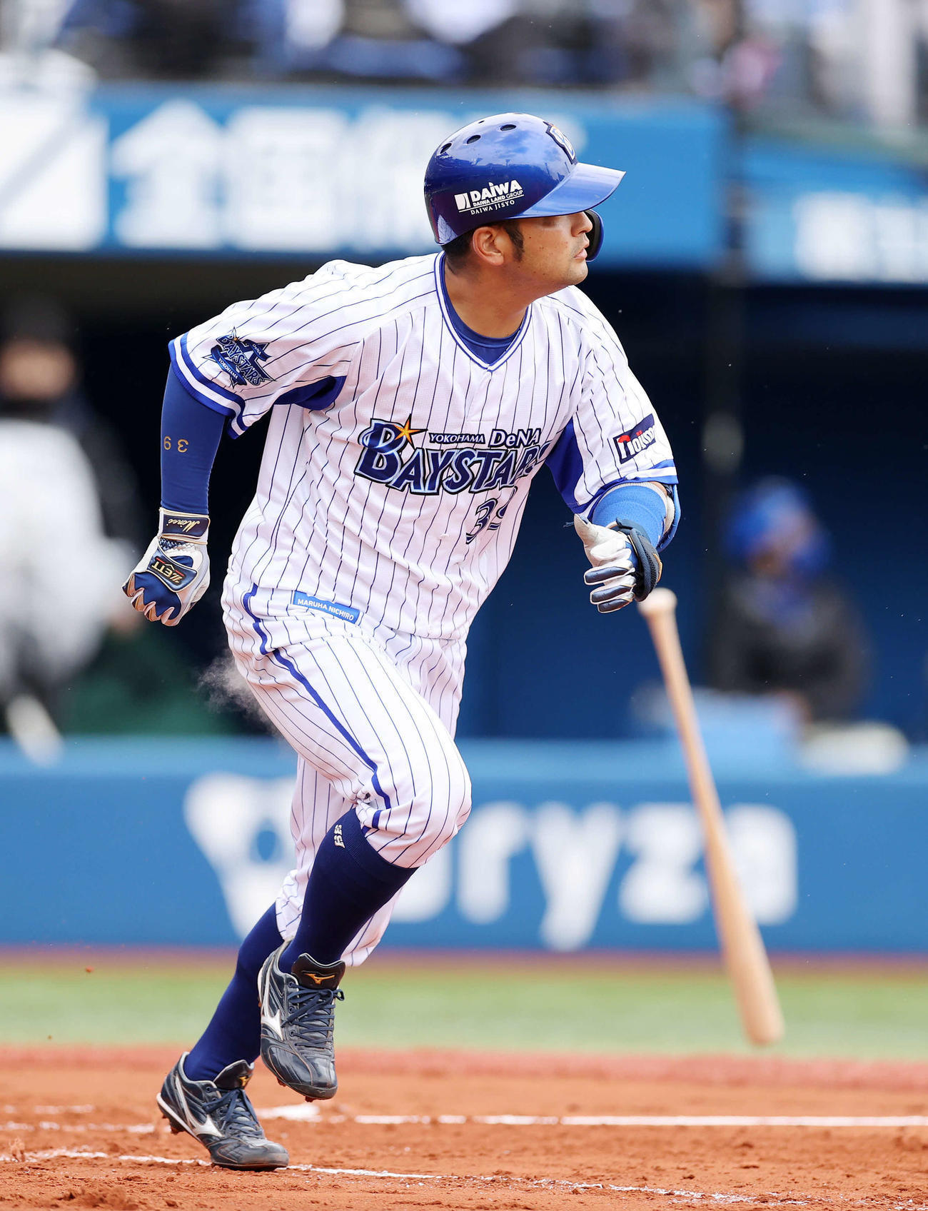 DeNA嶺井博希（2021年3月5日撮影）