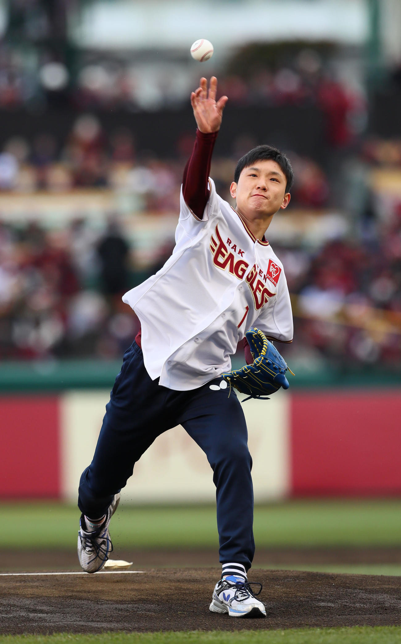 張本智和（2019年4月2日撮影）