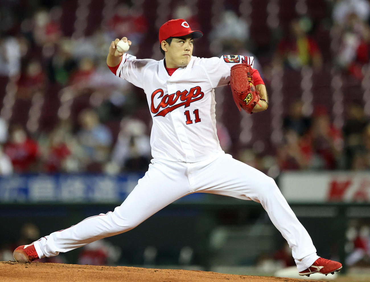 広島九里亜蓮（2021年9月22日撮影）
