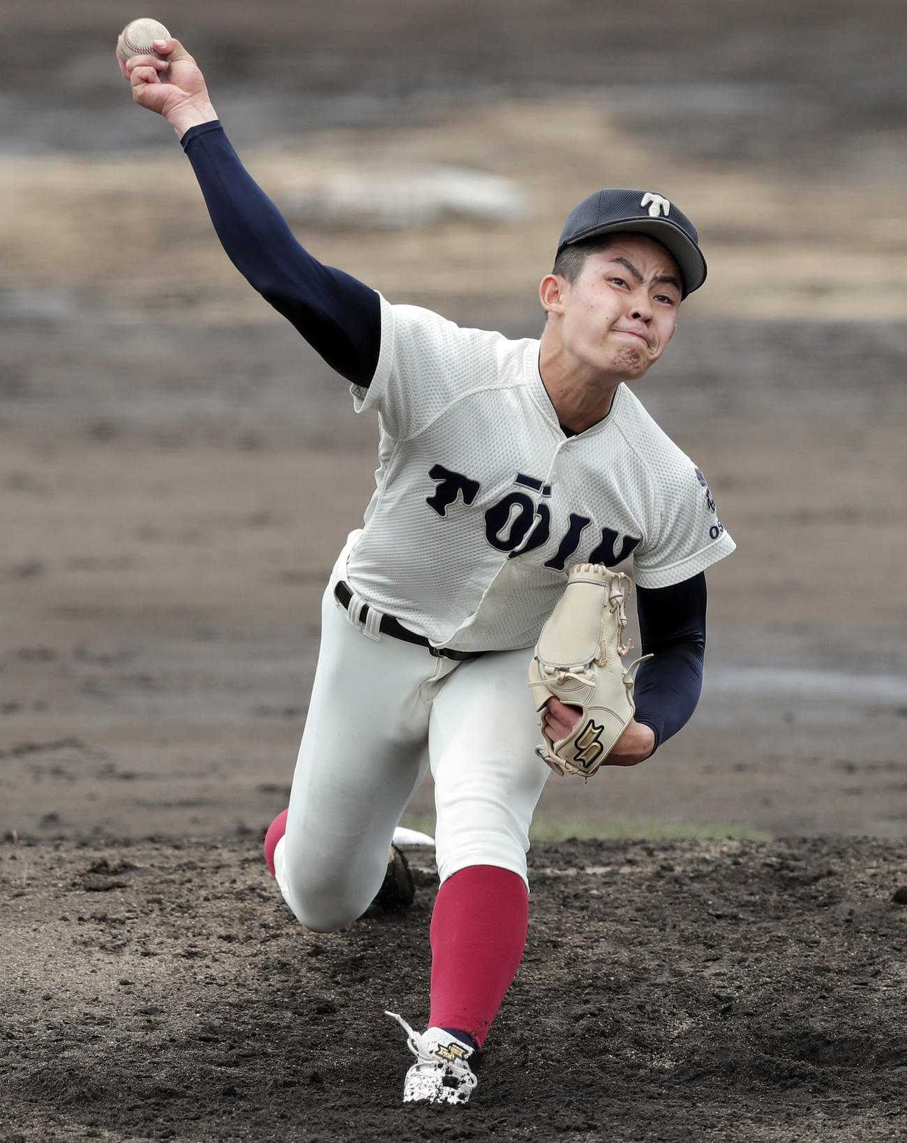 大阪桐蔭・関戸康介（2021年5月16日撮影）