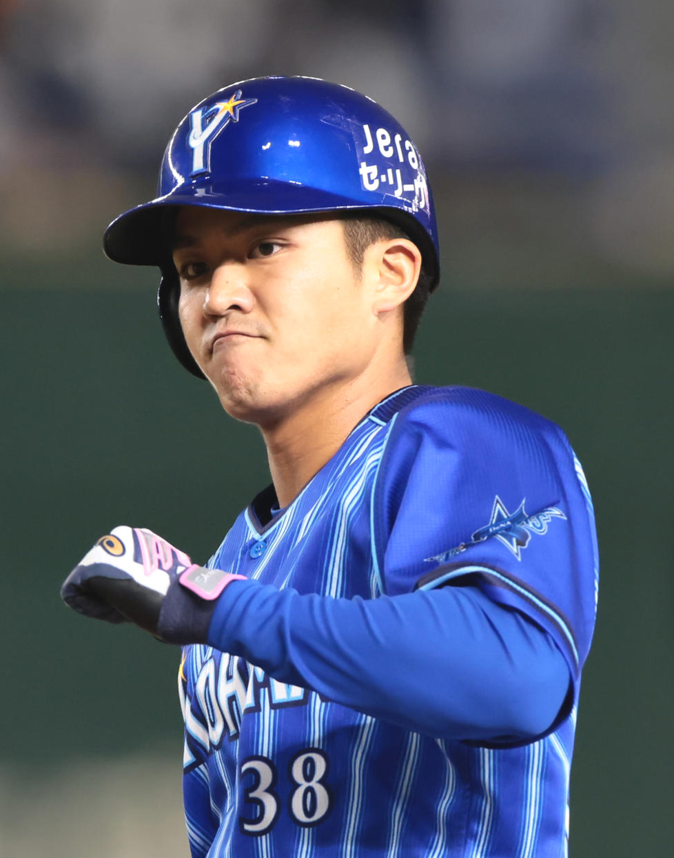 DeNA田中俊太（2021年3月26日撮影）