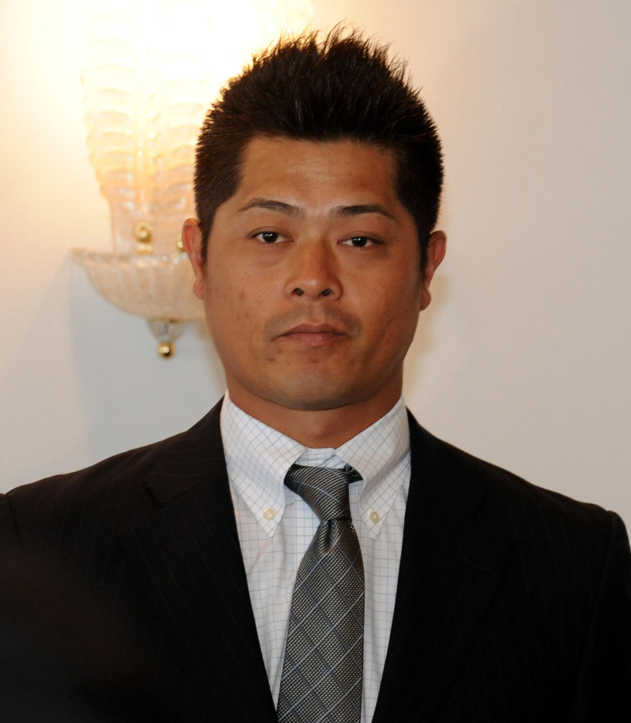 熊本火の国サラマンダーズの細川亨監督＝2010年11月