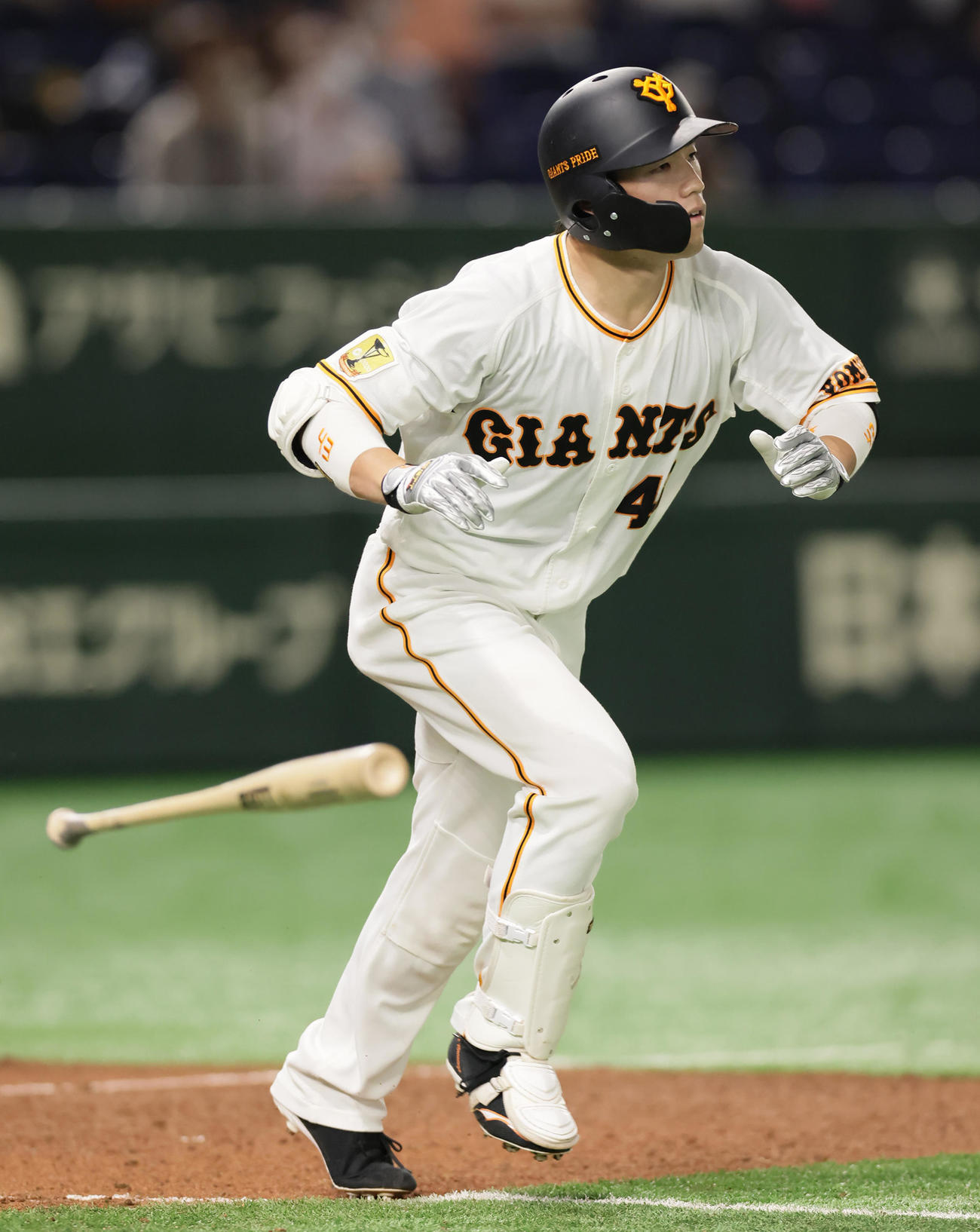 巨人重信慎之介（2021年6月4日撮影）