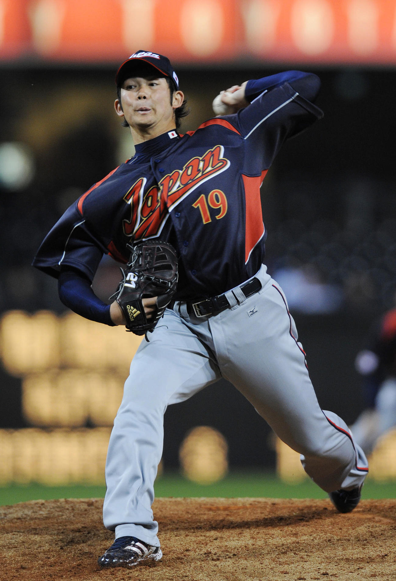 2009年3月17日　WBC第2ラウンド　韓国対日本　8回途中に5番手として登板した日本岩田稔