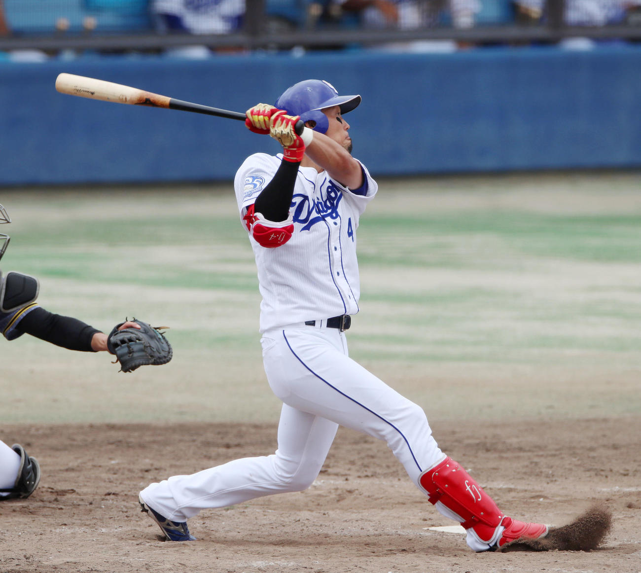 18日、2軍阪神戦に出場する中日藤井