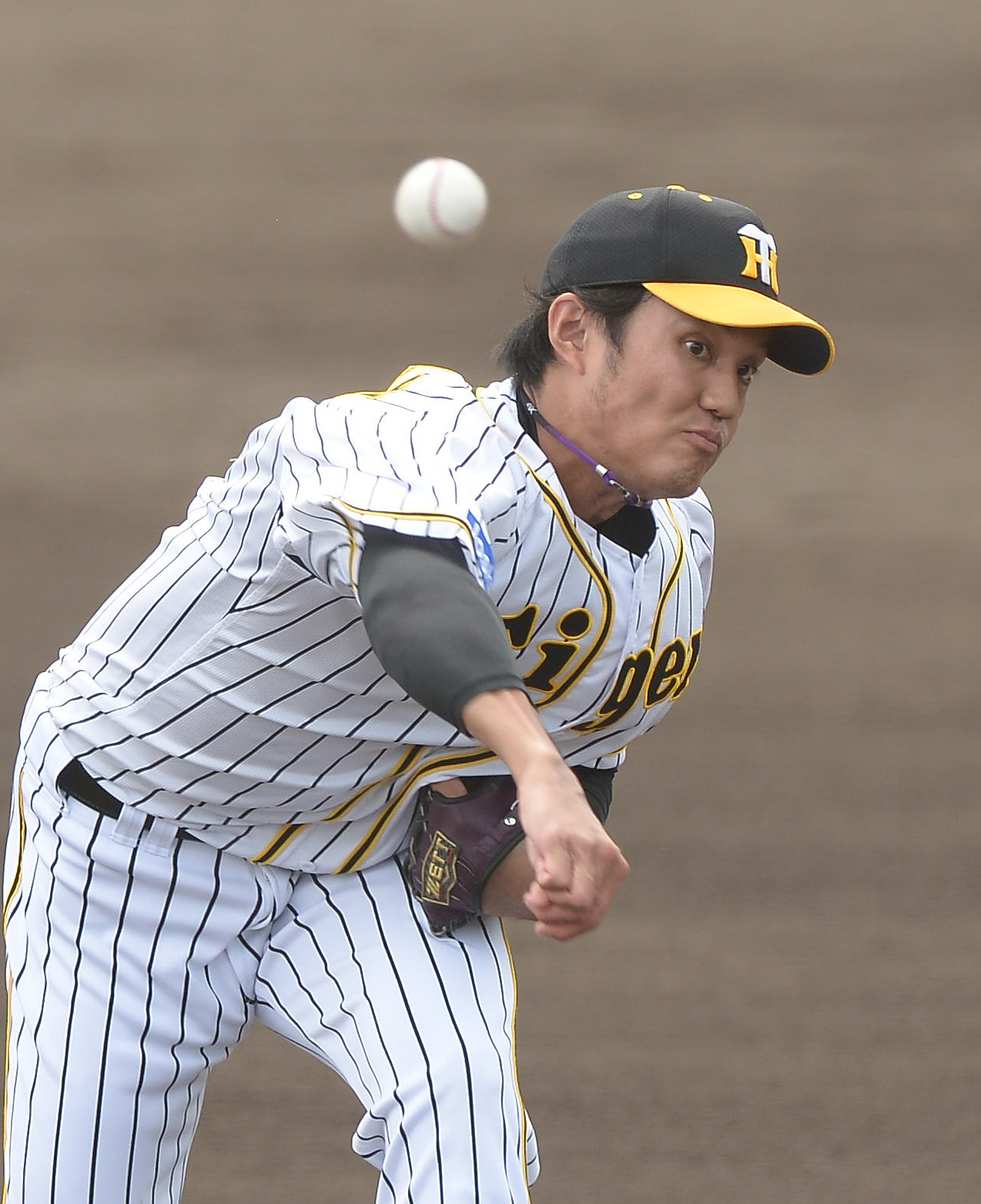 阪神対ソフトバンク3軍　5回を1失点と好投した藤浪（代表撮影）