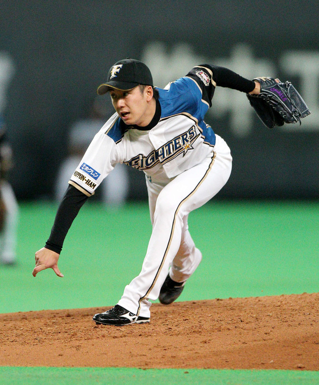 11年4月17日　日本ハム対ロッテ　プロ初登板で力投する日本ハム斎藤佑樹
