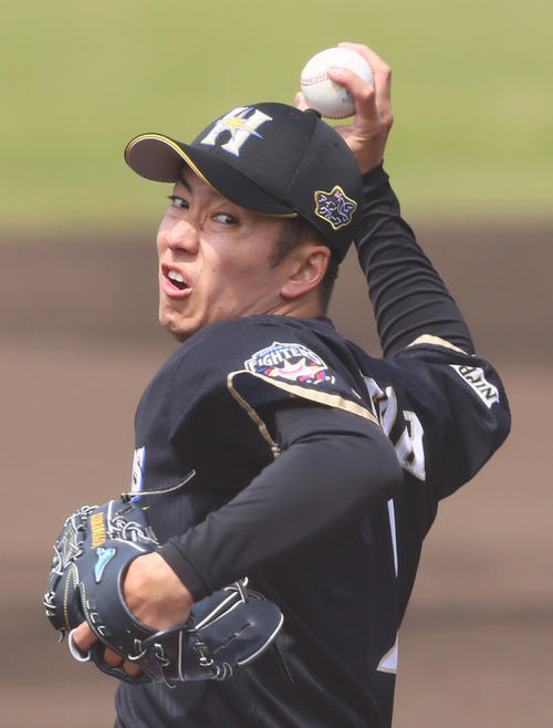 21年4月8日 打撃投手を務めた斎藤佑樹
