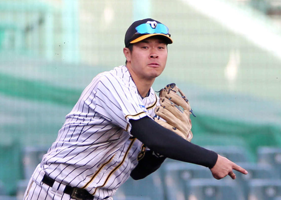 阪神佐藤輝明（2021年5月2日撮影）