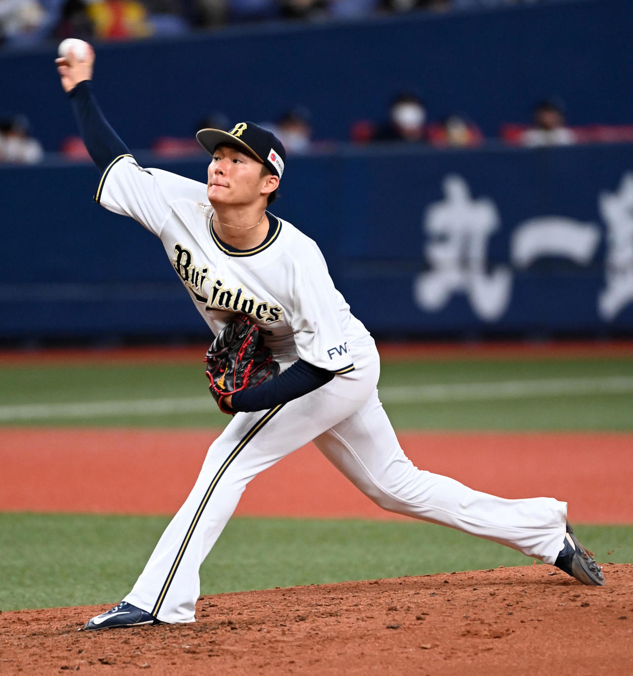 オリックス対ソフトバンク　オリックス先発の山本由伸（撮影・前岡正明）