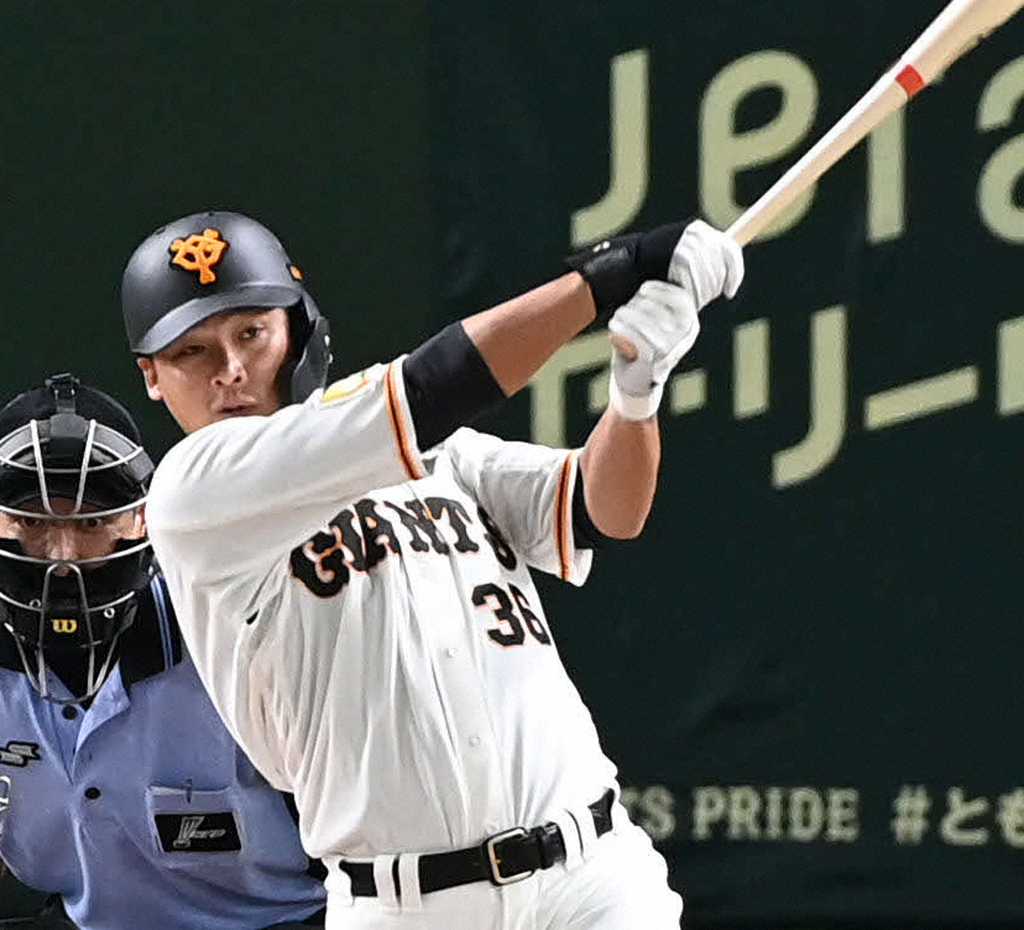 巨人石川慎吾（2021年8月撮影）