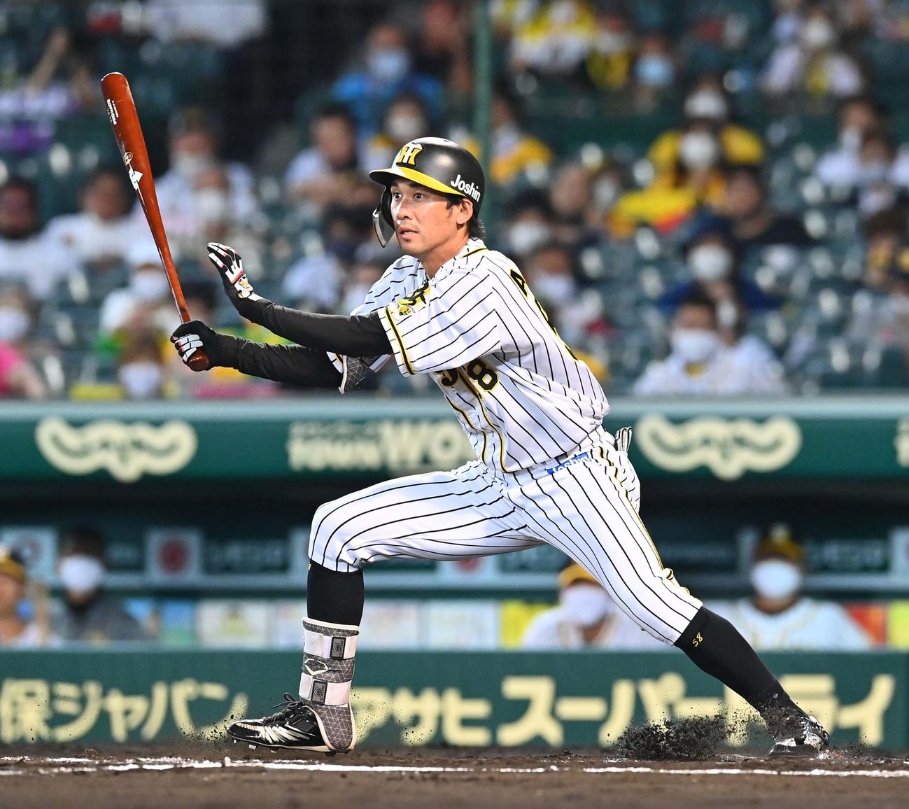 阪神荒木郁也（2020年9月23日撮影）