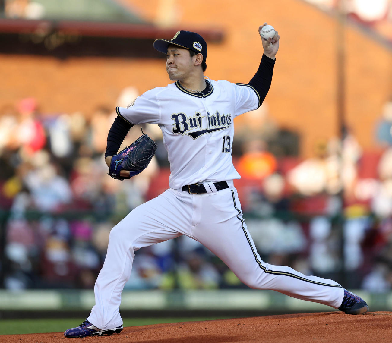 オリックス宮城大弥（2021年7月17日撮影）