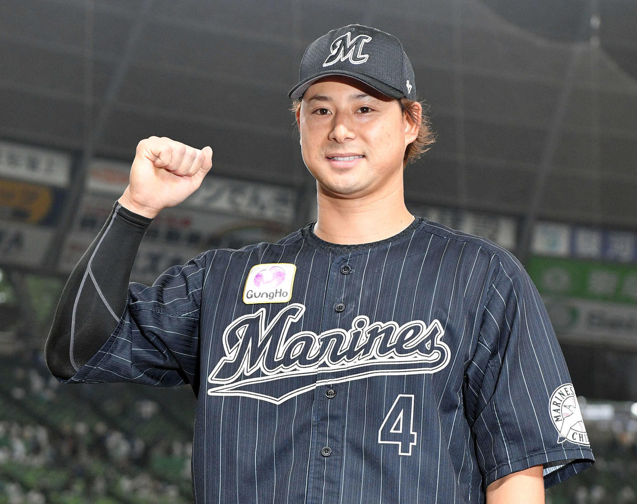 ロッテ藤岡裕大（2021年9月26日撮影）