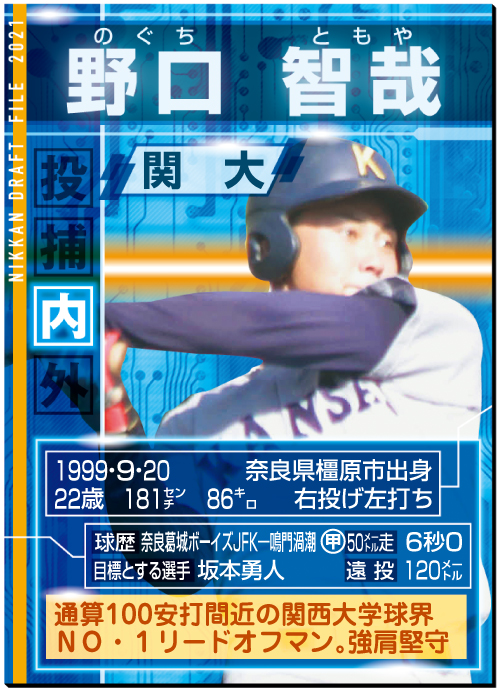 関大・野口智哉