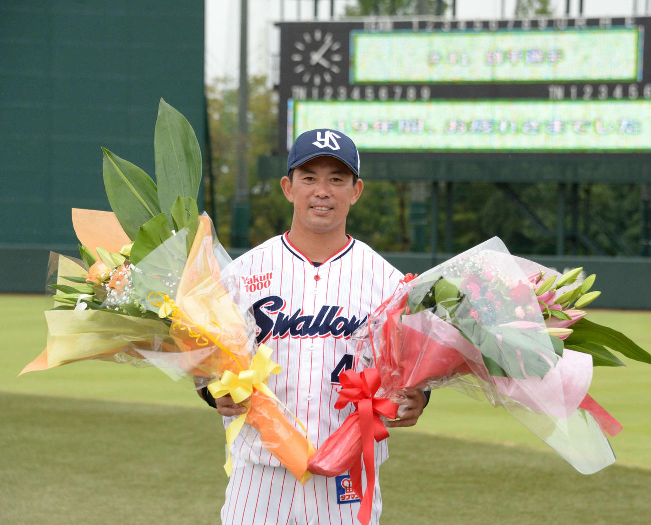 ヤクルト雄平（2021年9月30日撮影）