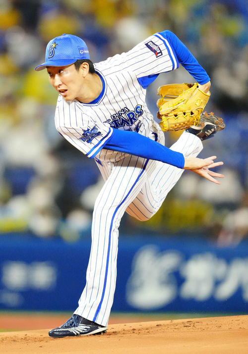 DeNA対阪神 DeNA先発の大貫(撮影・江口和貴)
