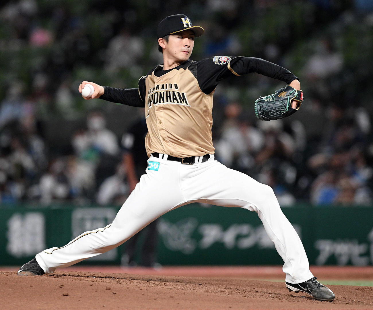 日本ハム上沢直之（2021年9月16日撮影）