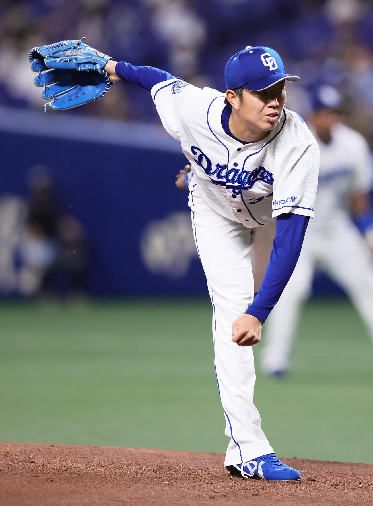 中日松葉貴大（2021年9月29日撮影）
