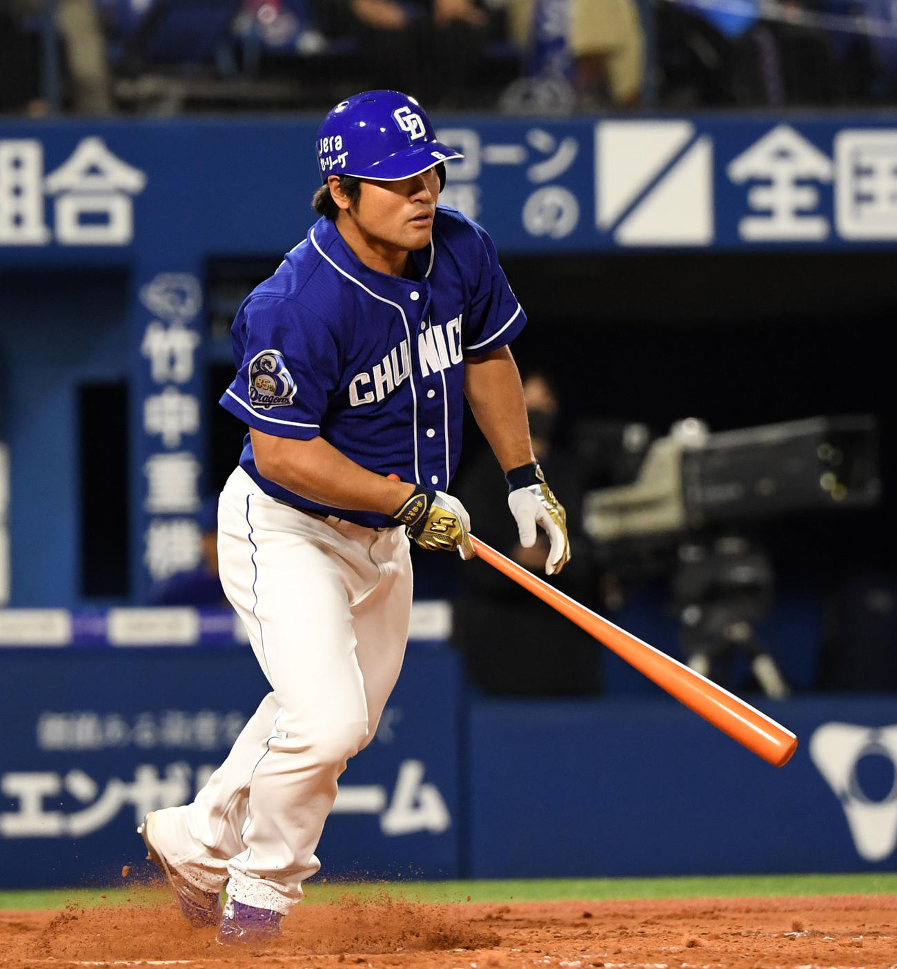 21年4月22日、DeNA戦に出場した中日平田良介