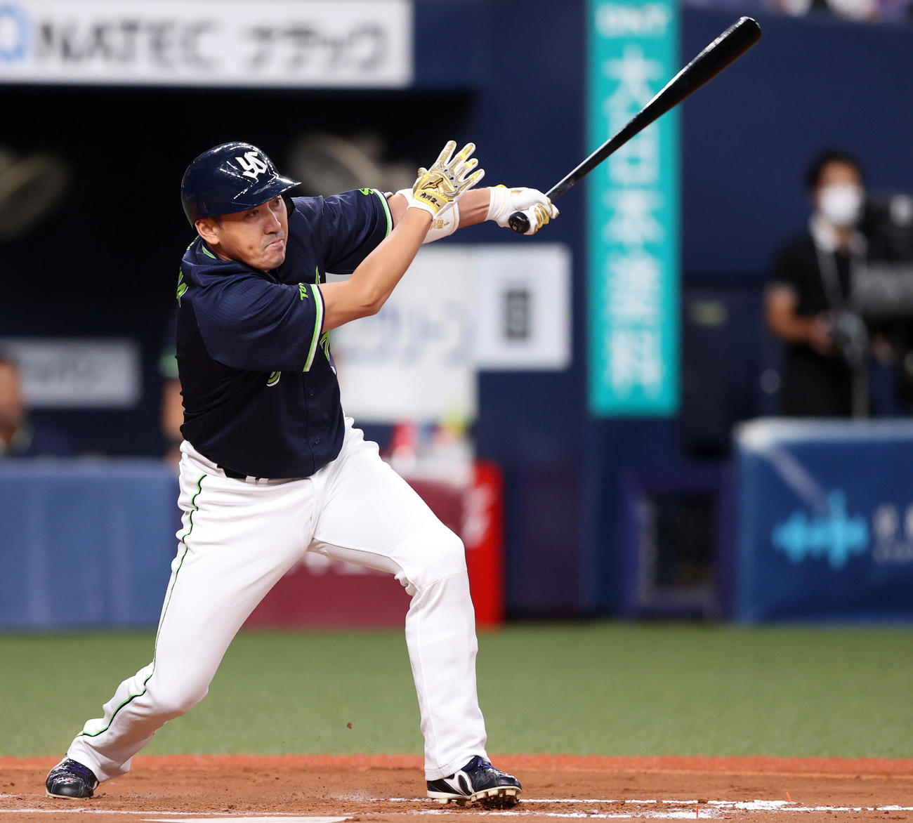 ヤクルト内川聖一（2021年9月2日撮影）