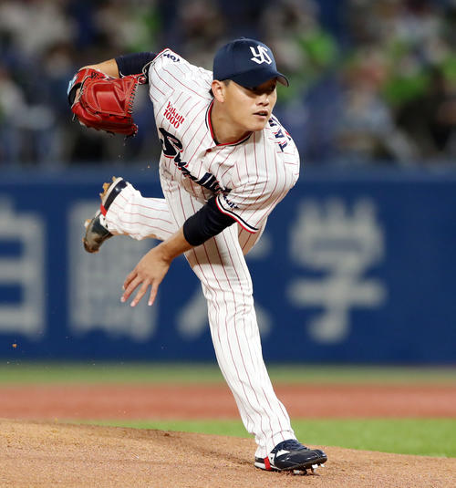 ヤクルト対阪神　阪神戦に先発する高橋（撮影・加藤哉）