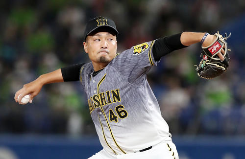 ヤクルト対阪神　ヤクルト戦に先発する秋山（撮影・加藤哉）