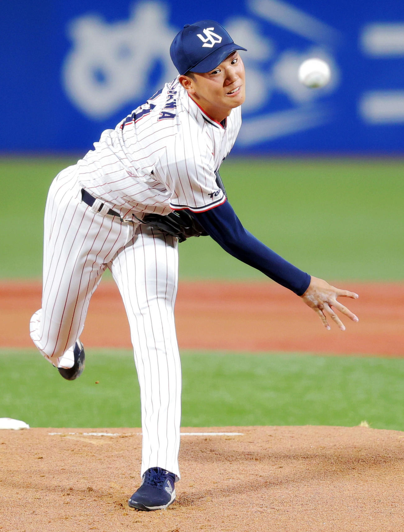 ヤクルト奥川恭伸（2021年10月8日撮影）