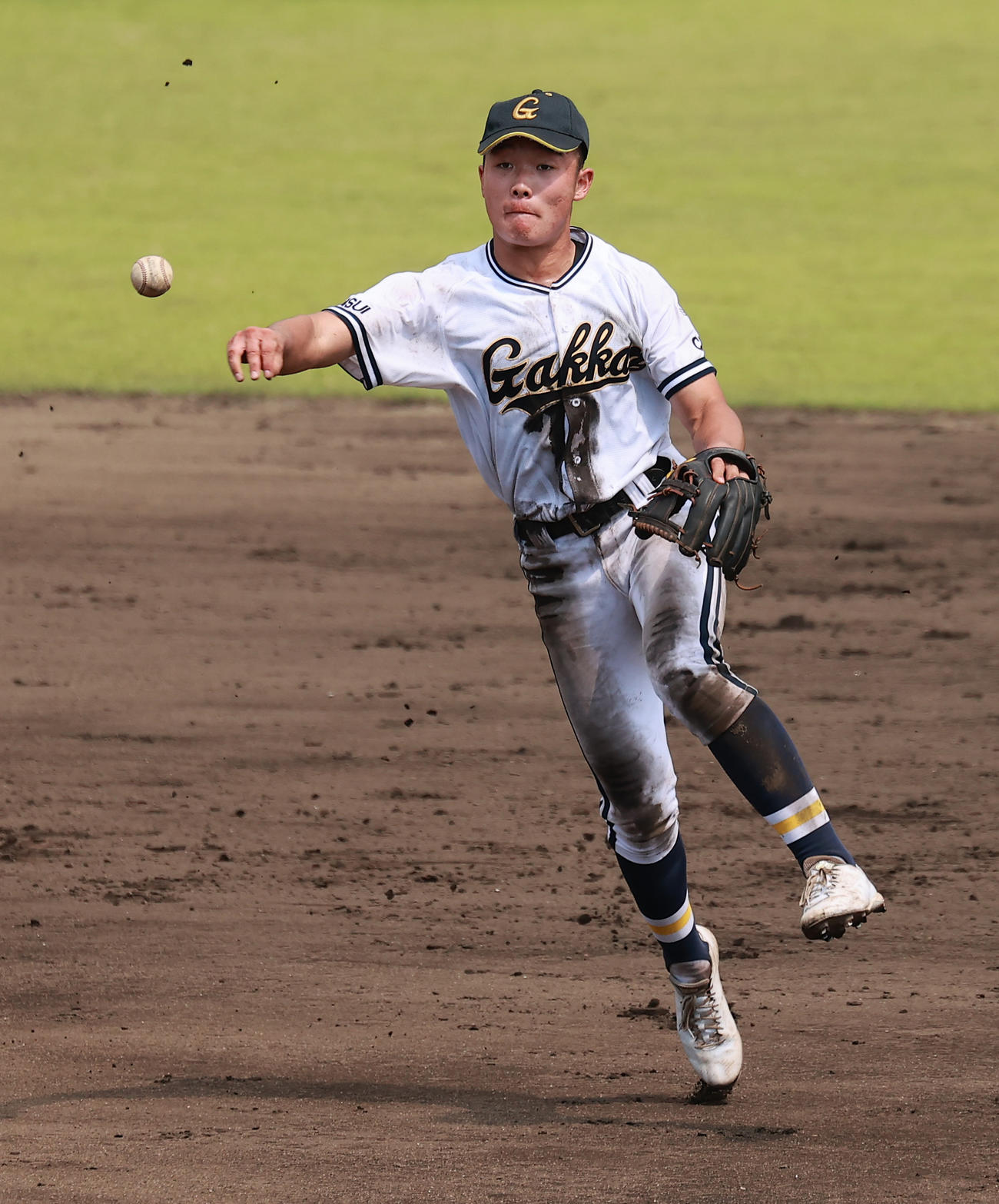 東京学館・粟飯原龍之介（2021年7月10日撮影）