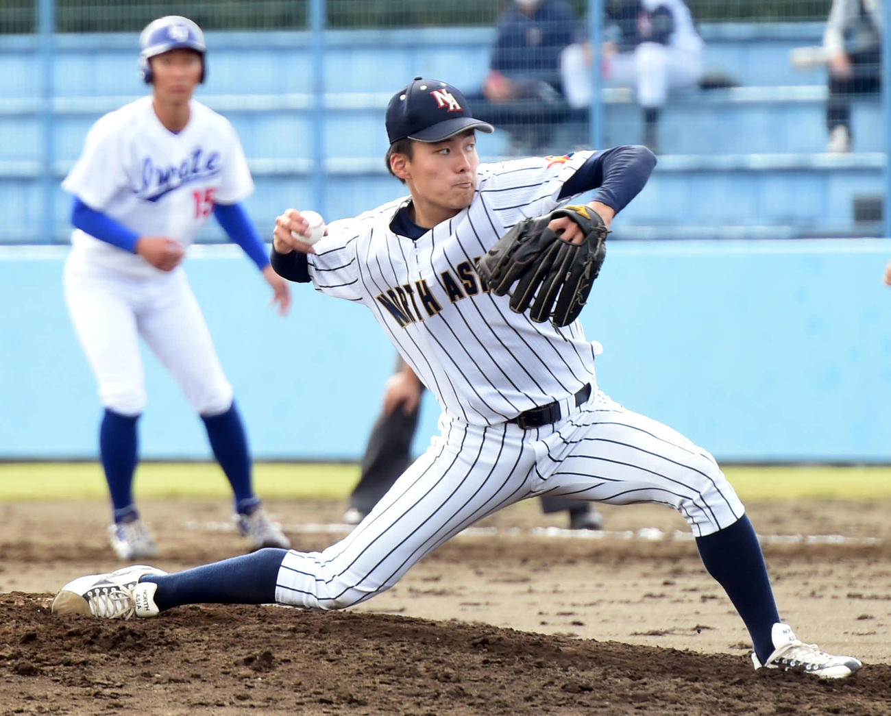 4安打完封したノースアジア大・鎌田