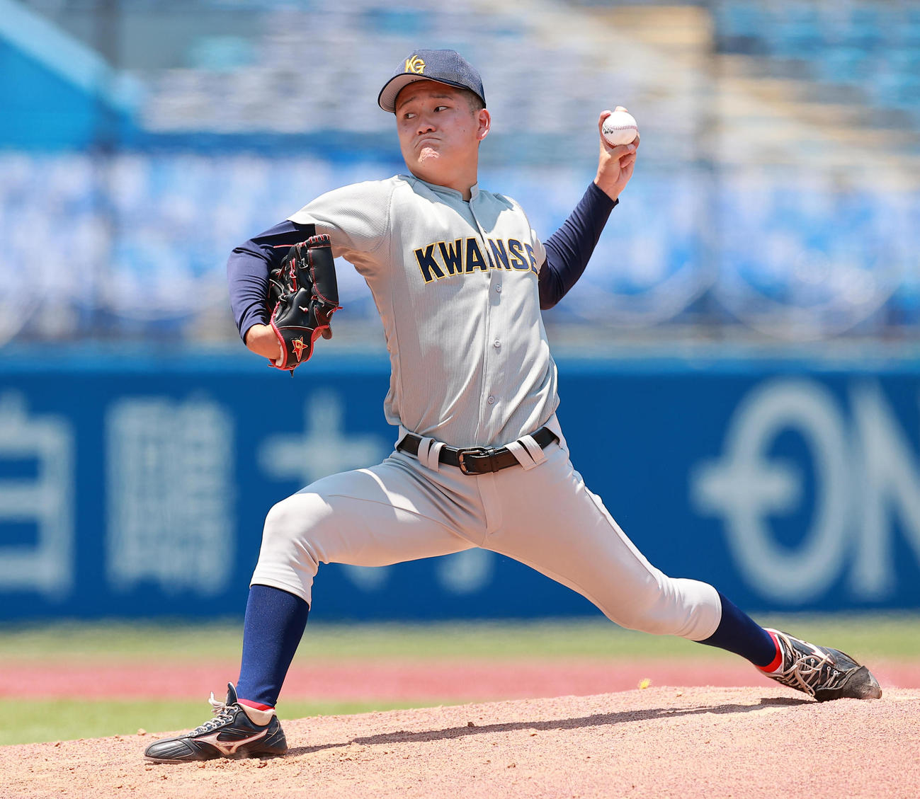 6月9日、国際武道大戦に登板した関学大・山本晃大