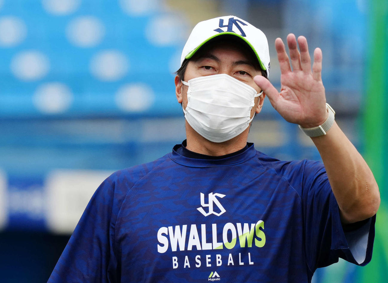ヤクルト高津臣吾監督（2021年9月14日撮影）