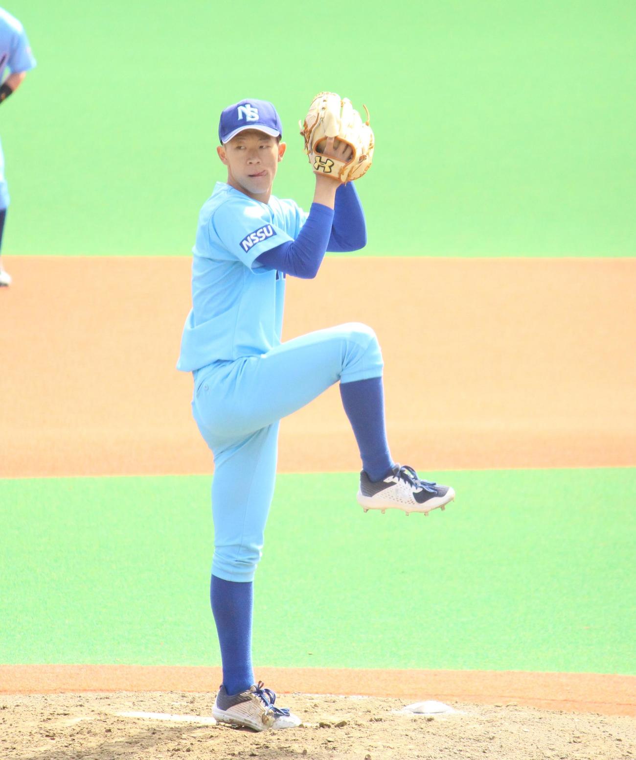 日体大・矢沢宏太（2021年4月10日撮影）