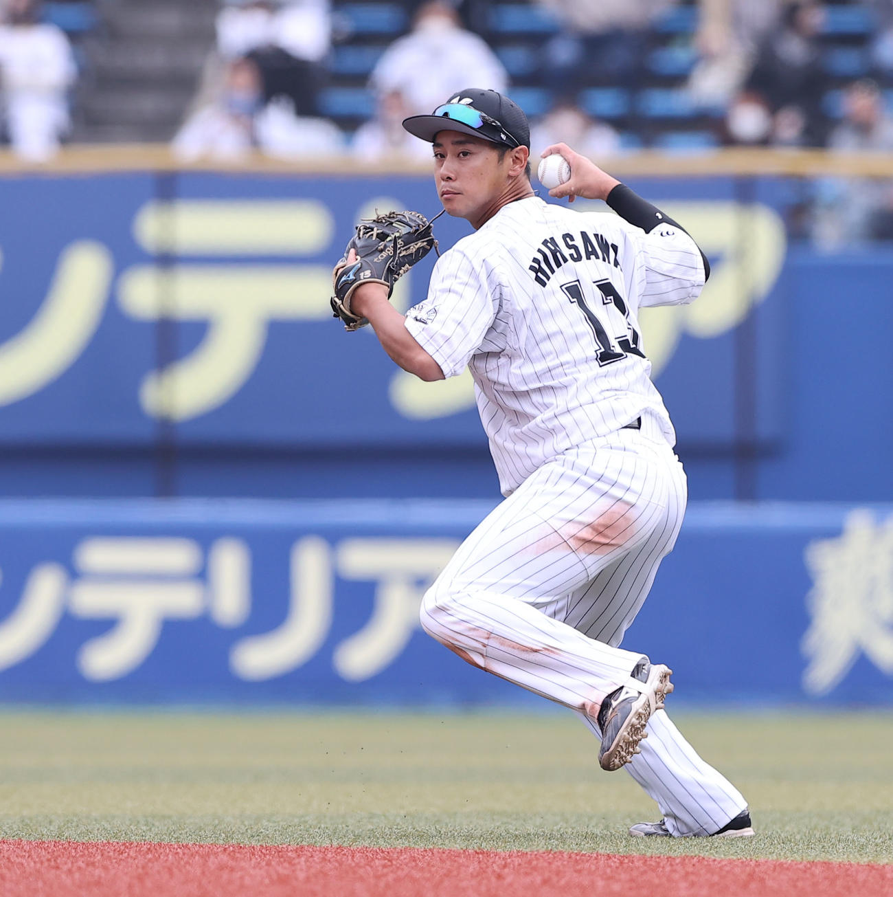 ロッテ平沢大河（2021年3月12日撮影）