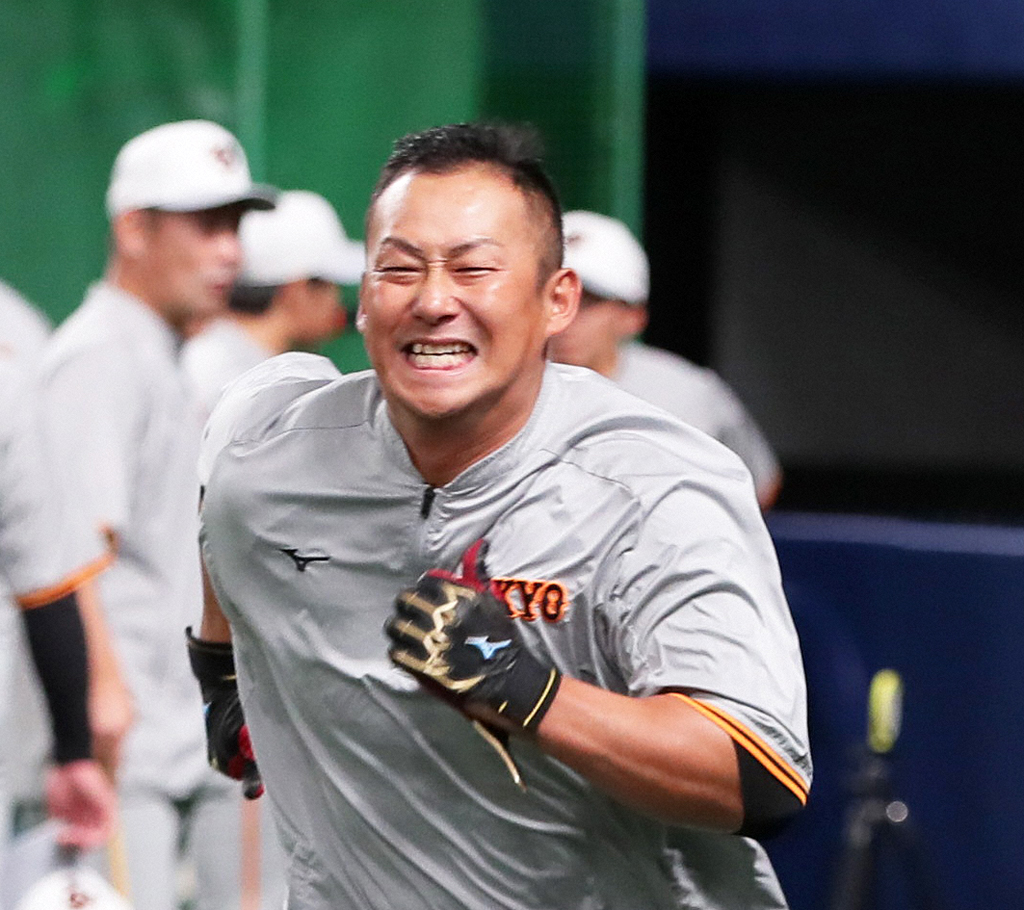 巨人中田翔（2021年9月29日撮影）