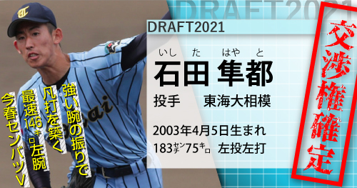 石田隼都（東海大相模）