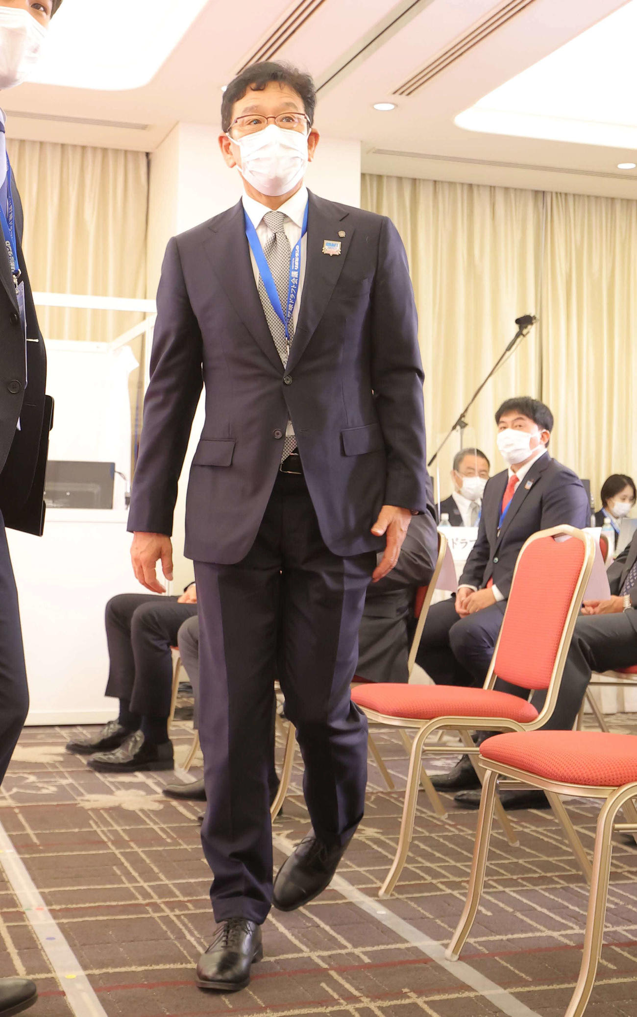 ドラフト会議に臨む日本ハム栗山監督（代表撮影）