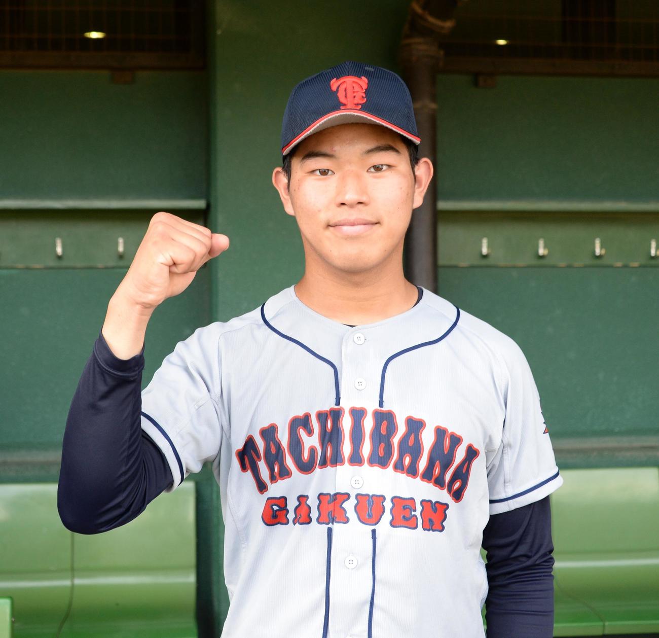 立花学園・永島田輝斗（21年7月撮影）