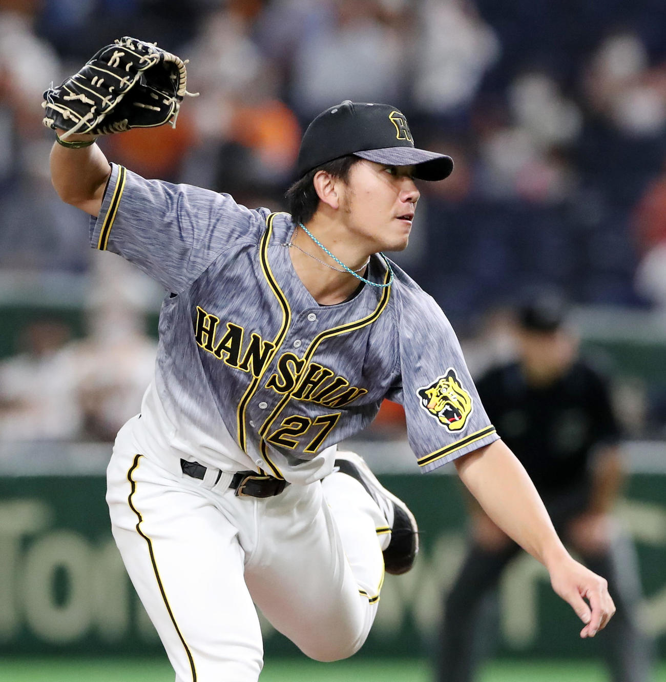 巨人対阪神　4回から3番手で登板した伊藤将は、3イニングを1安打無失点に抑える（撮影・加藤哉）