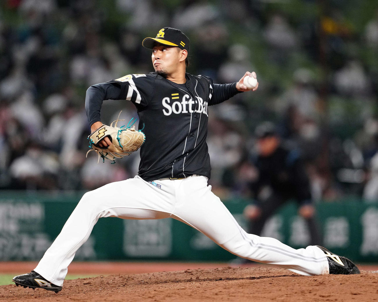 ソフトバンク古谷優人（2021年9月8日撮影）