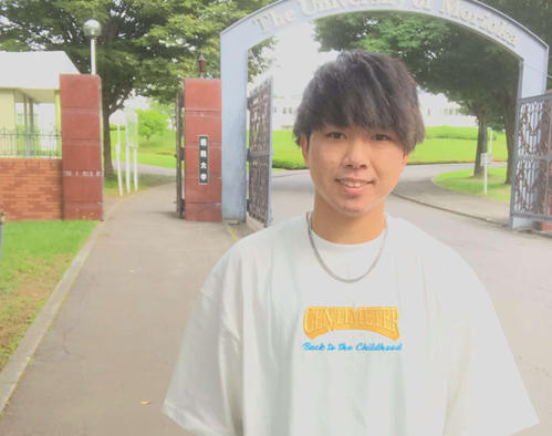 大船渡高OBの盛岡大・今野聡太さん（本人提供）