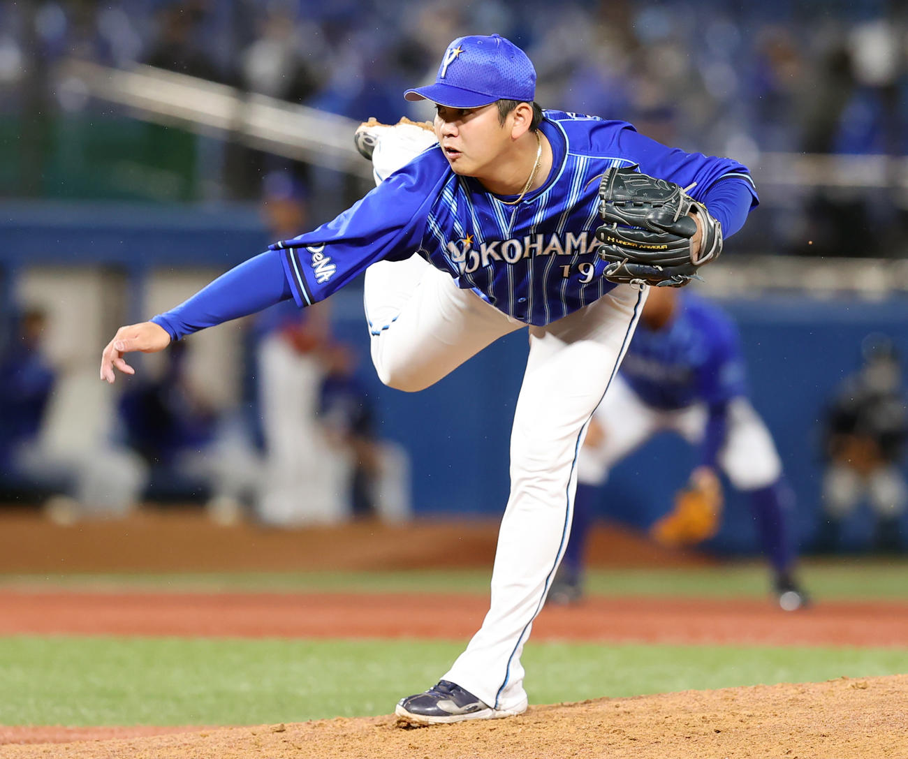 DeNA山崎康晃（2021年9月30日撮影）