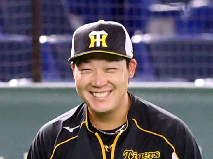 阪神大山悠輔（21年10月撮影）