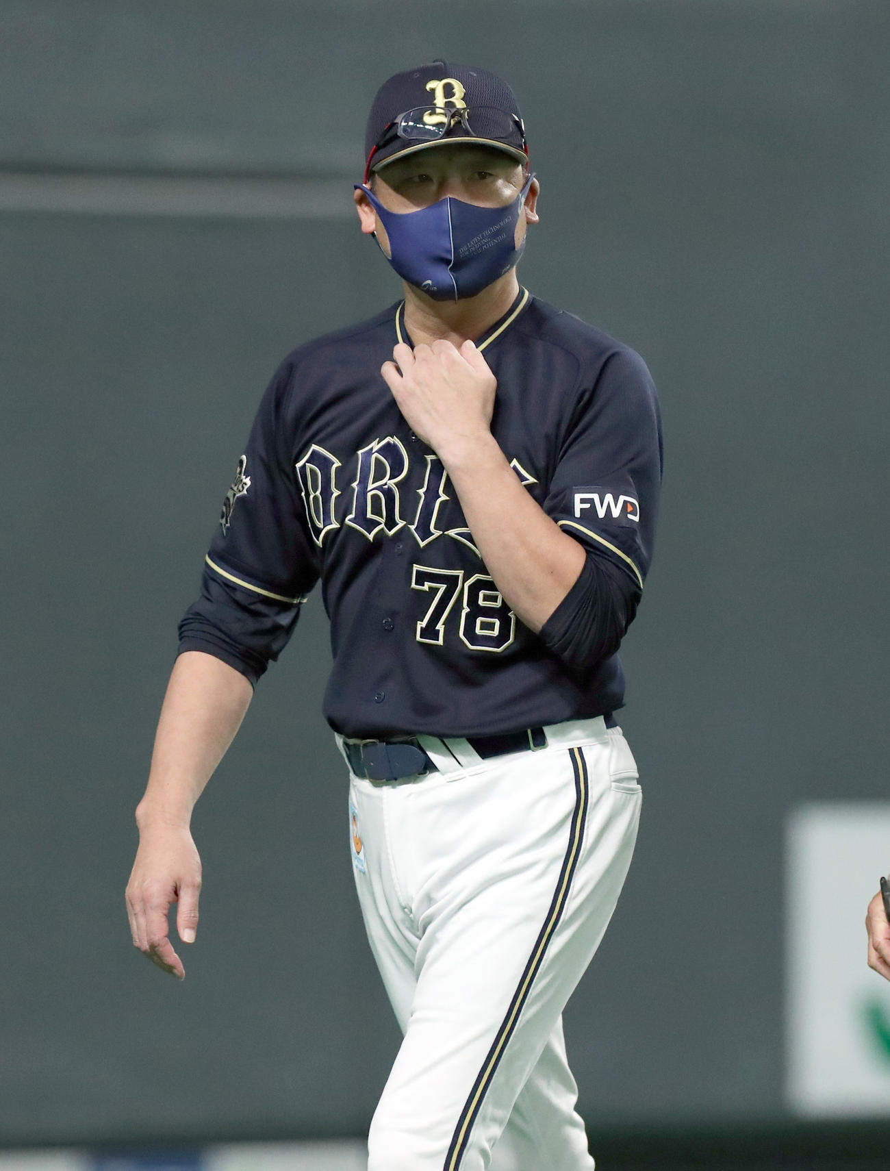 オリックス中嶋監督（10月16日撮影・佐藤翔太）