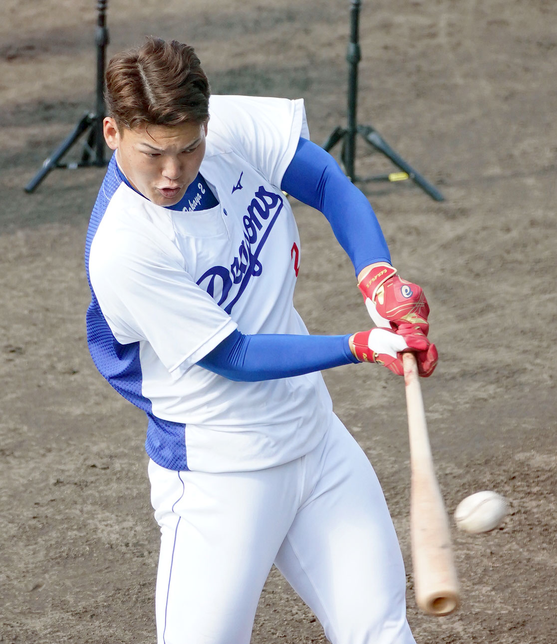 石川昂弥（2021年2月9日撮影）