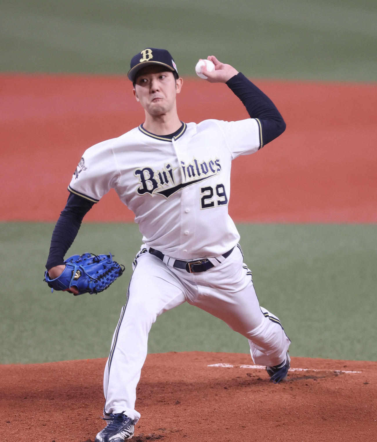 オリックス田嶋大樹（2021年10月12日撮影）