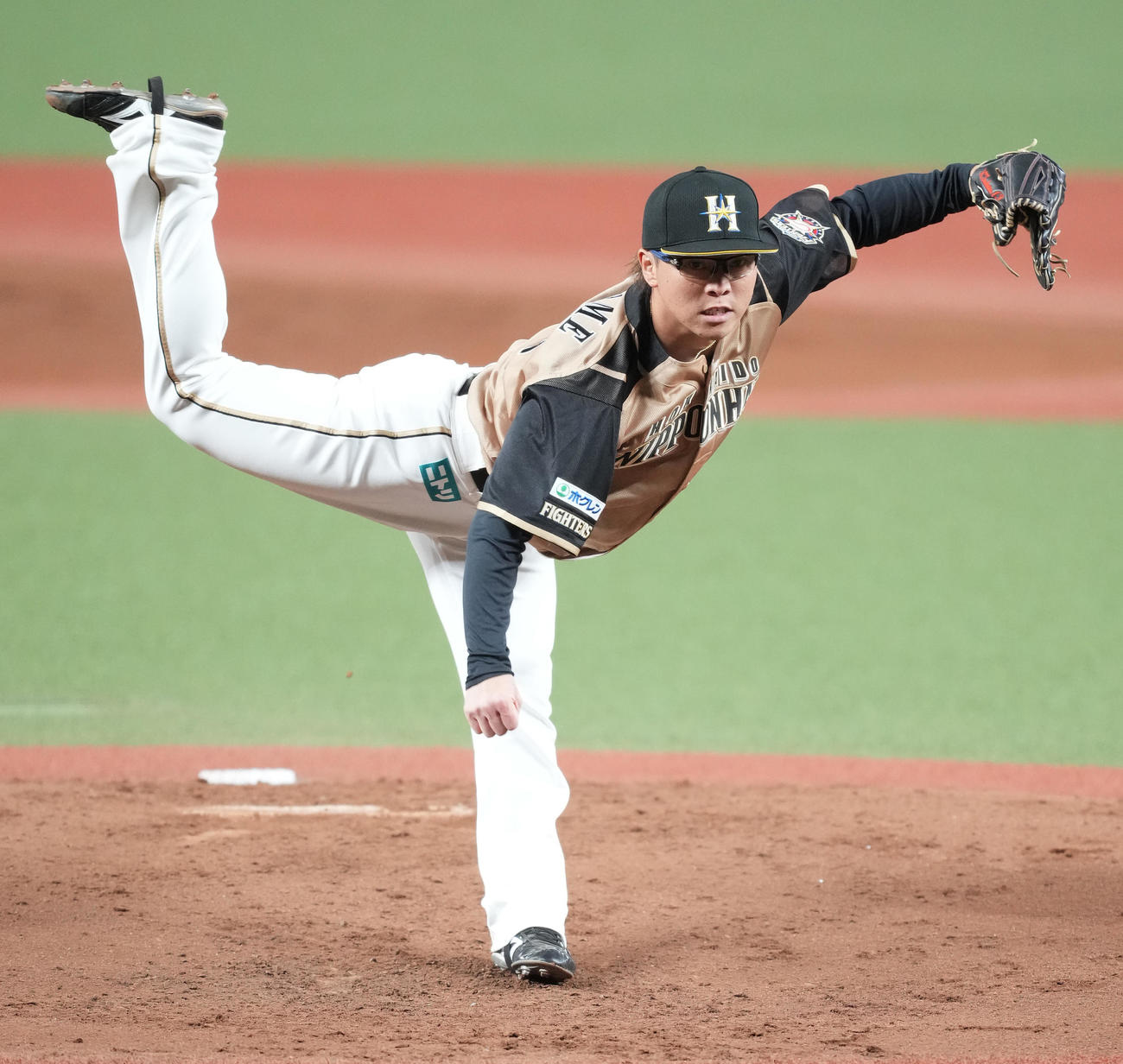 西武対日本ハム　日本ハム先発の生田目（撮影・菅敏）