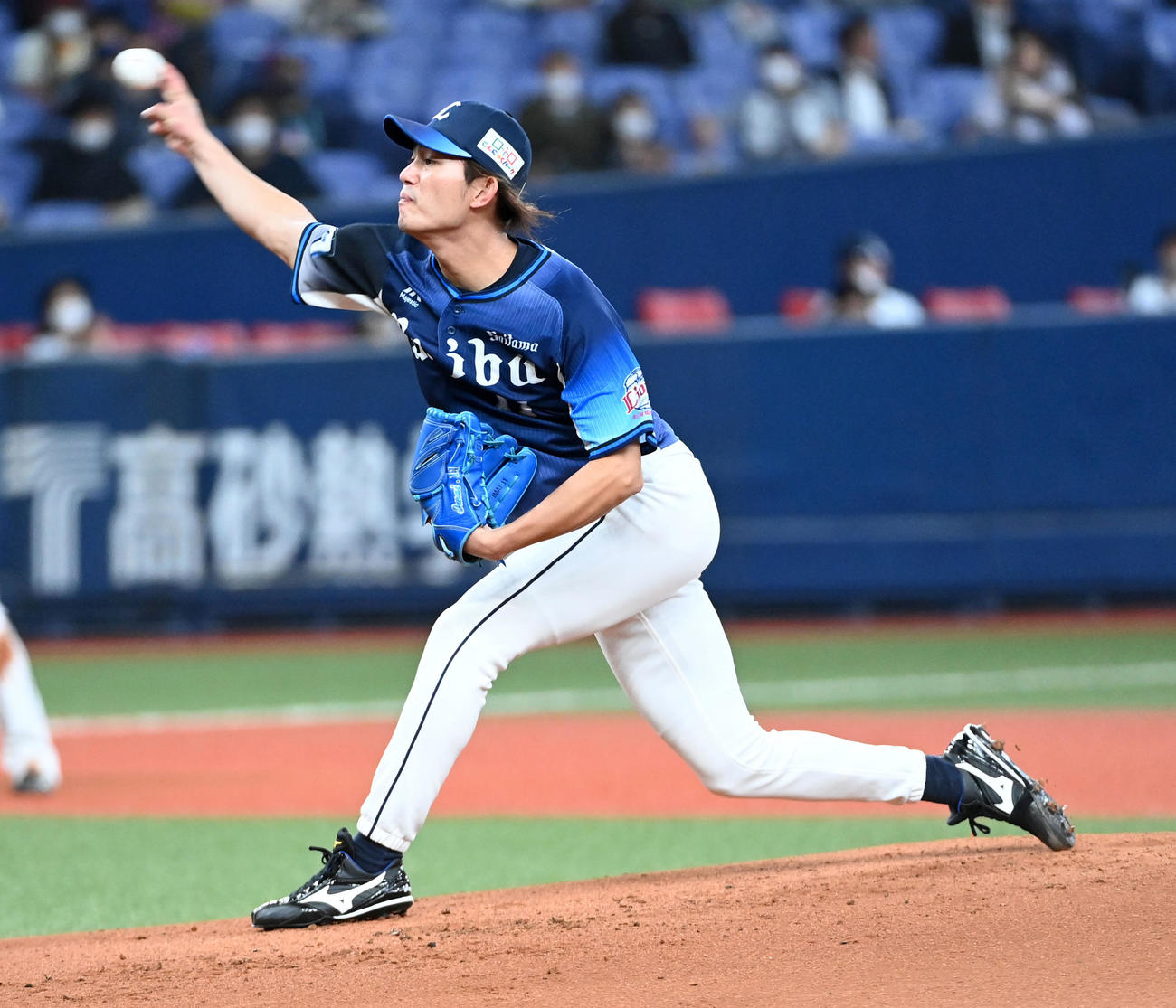 オリックス対西武　力投する西武先発の今井（撮影・前岡正明）